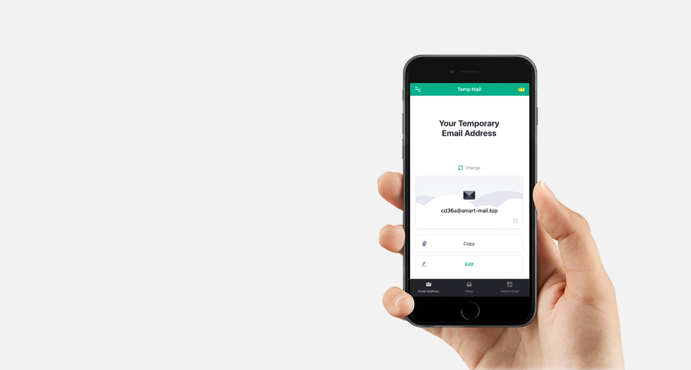 Temp Mail app